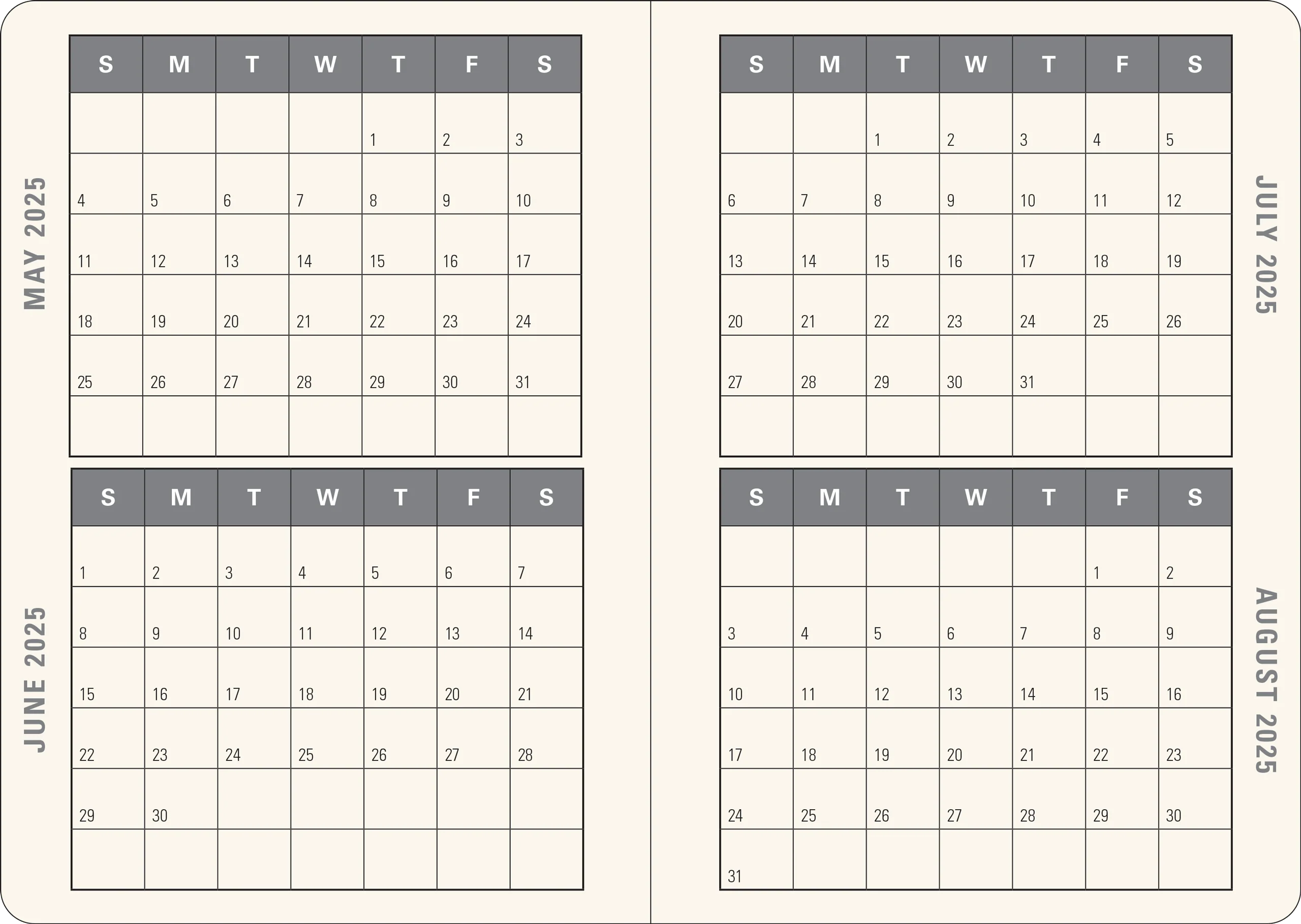 2025 Luna Moth Weekly Planner - Image 2
