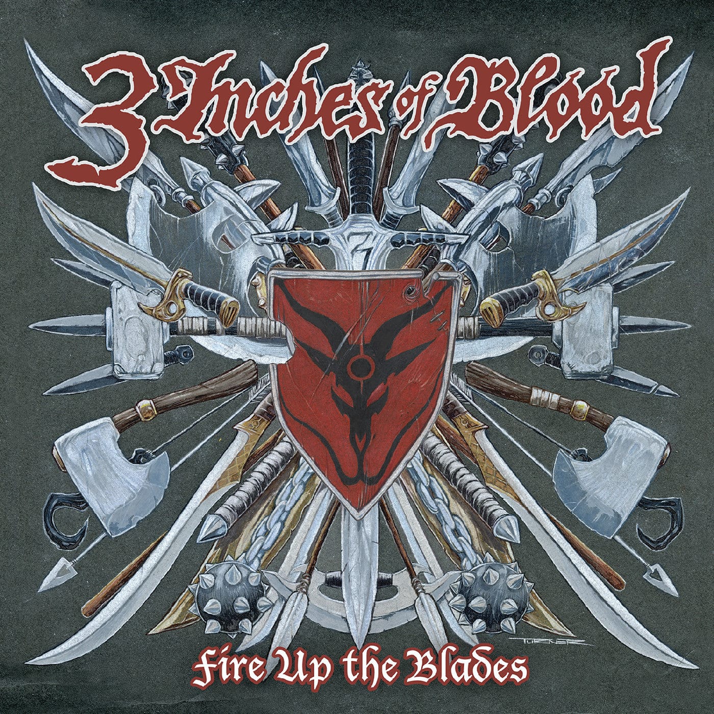 3 Inches Of Blood - Fire Up the Blades 2LP NEW COLOR VINYL