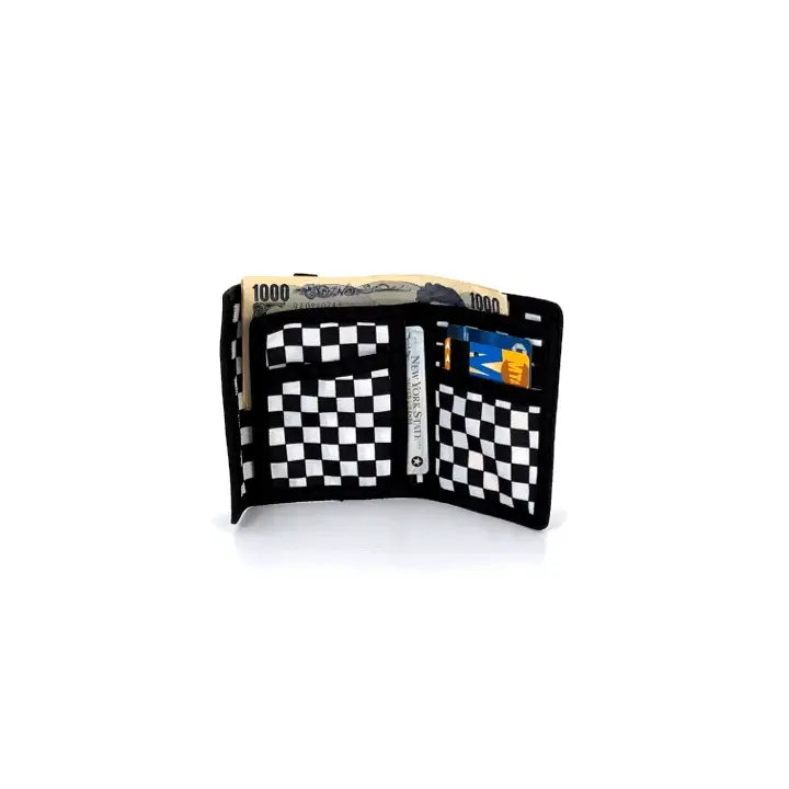 80701: 80's Wallet | Bi-Fold RFID | Recycled | Indy Check - Image 3