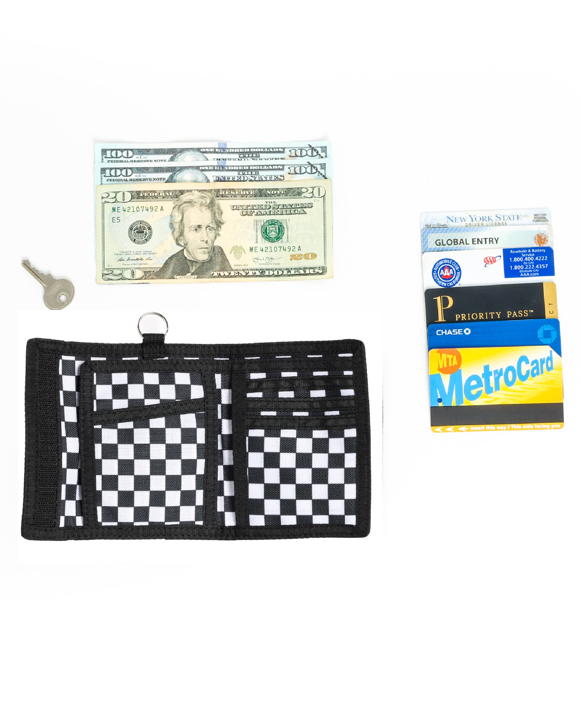 80701: 80's Wallet | Bi-Fold RFID | Recycled | Indy Check - Image 6