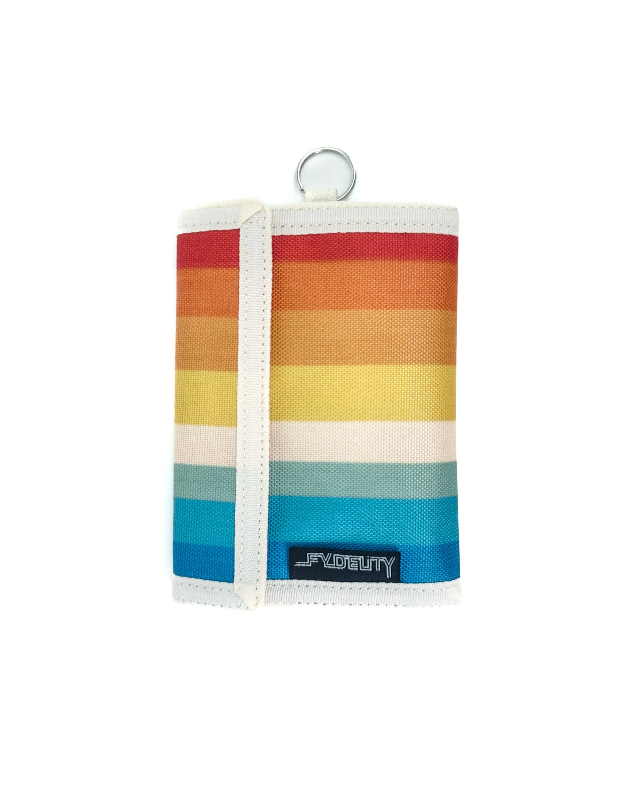 80745: 80's Wallet | RFID Blocking | Recycled RPET | Retro Stripe