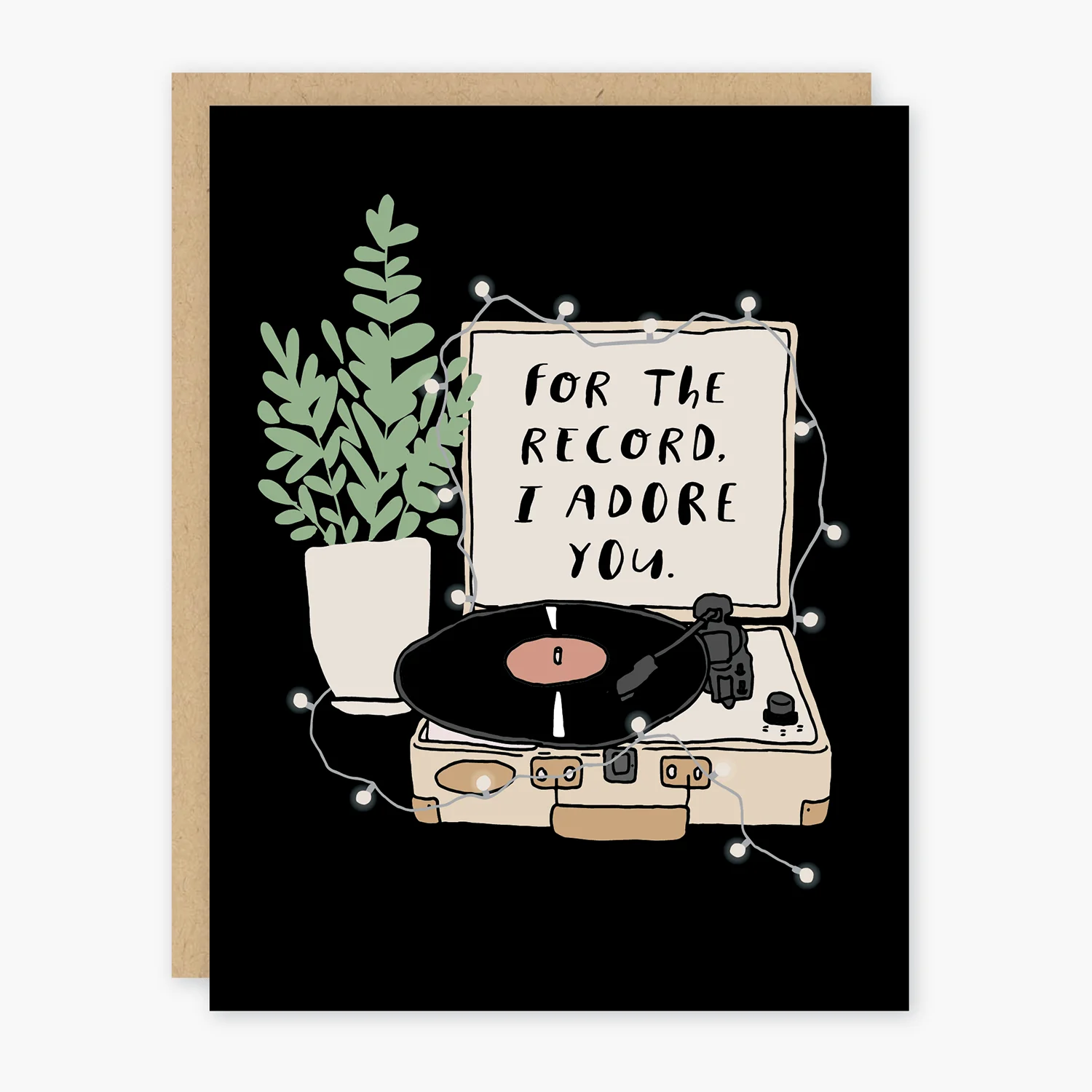 Adore You Record Card