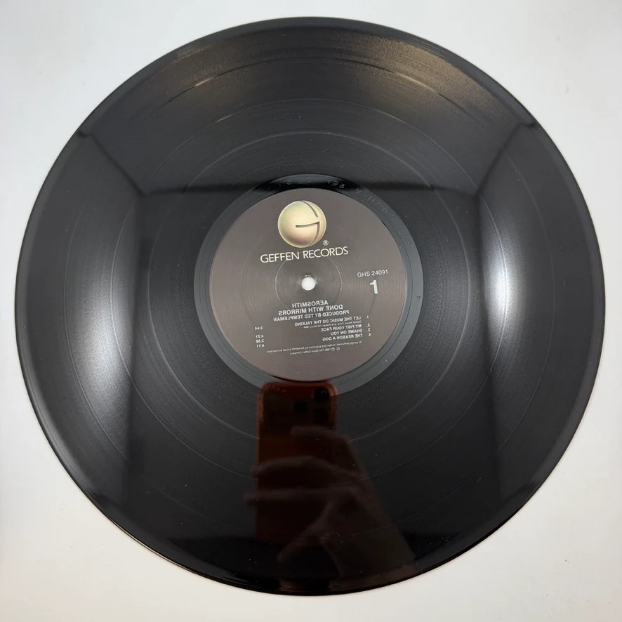 Aerosmith – Done With Mirrors LP USED Vinyl VG+/VG+ - Image 3