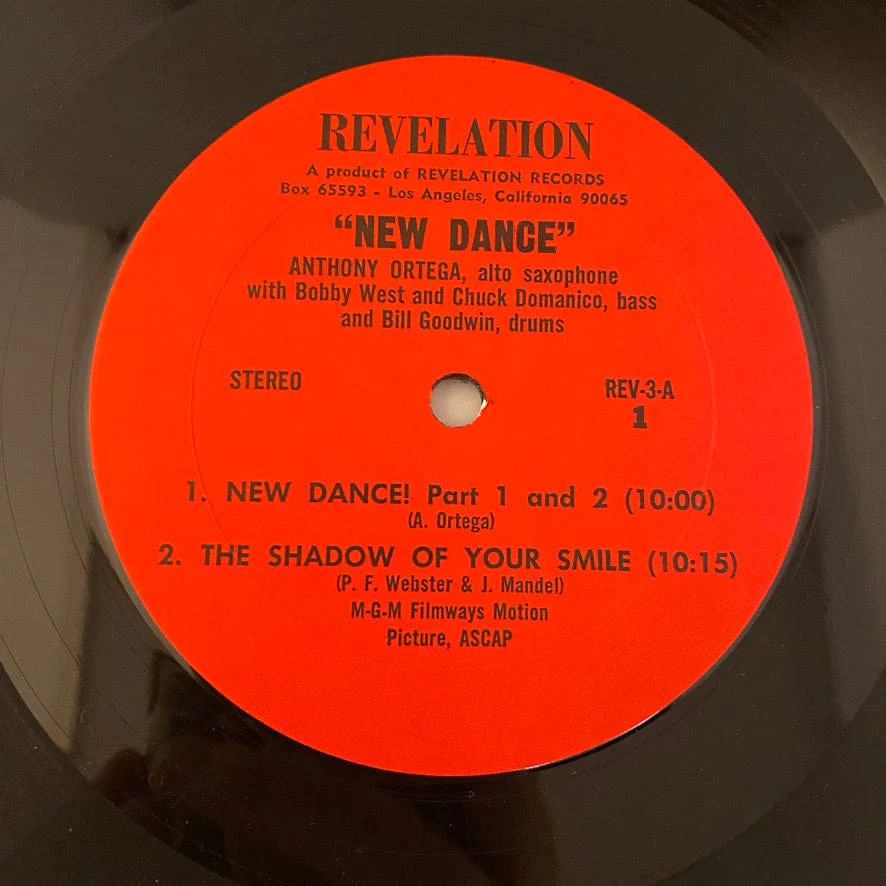 Anthony Ortega – New Dance! LP USED VG++/VG+ Stereo Pressing - Image 6