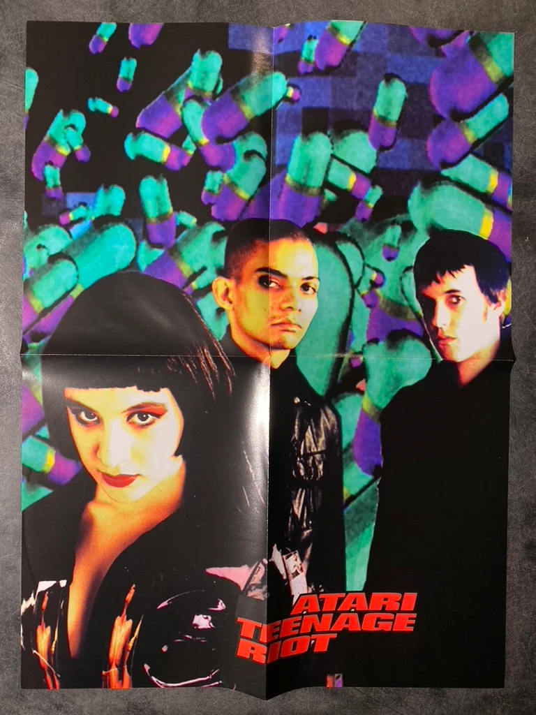 Atari Teenage Riot – Burn, Berlin, Burn! 2LP USED VG++/VG - Image 7