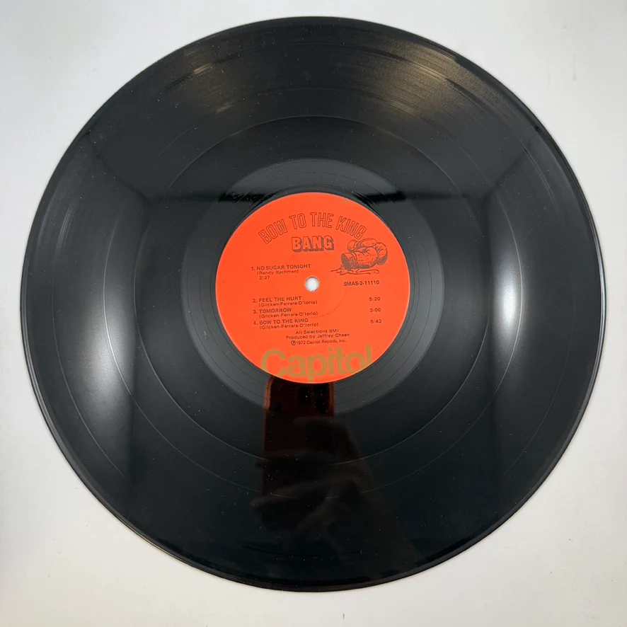 Bang – Mother / Bow To The King LP USED Vinyl VG+/G+ - Image 4