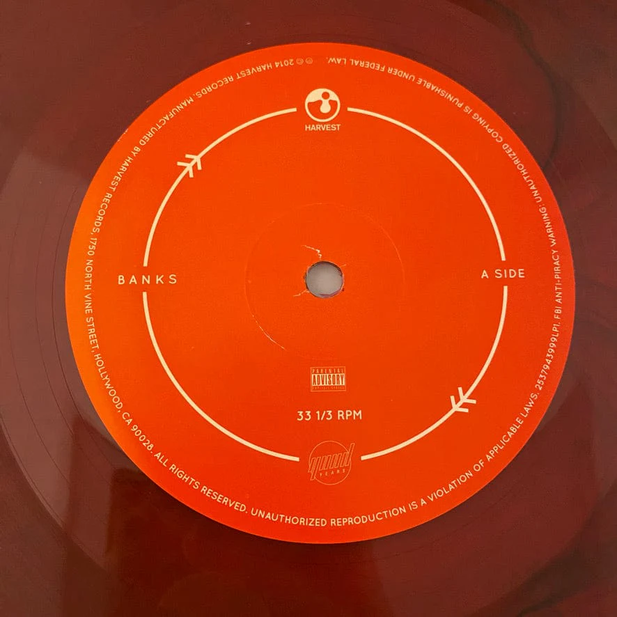 BANKS – Goddess 2LP USED VG++/VG+ Red Vinyl - Image 3