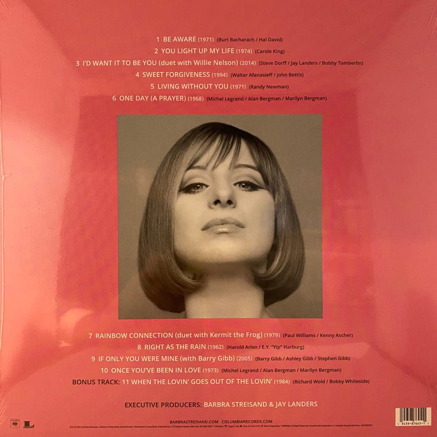Barbra Streisand – Release Me 2 LP USED NOS STILL SEALED Gray Vinyl - Image 2