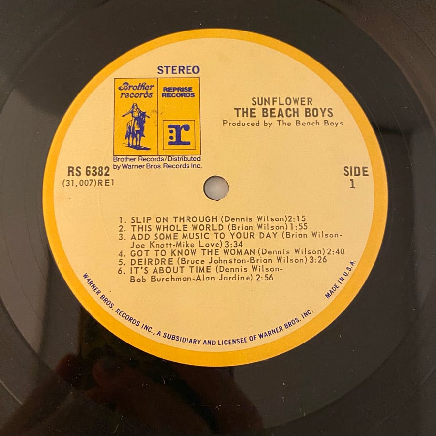 Beach Boys – Sunflower LP USED VG+/VG - Image 7
