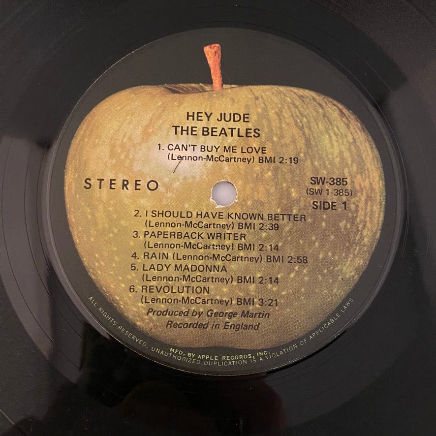 Beatles – Hey Jude LP USED VG++/VG++ 1975 US Pressing - Image 3