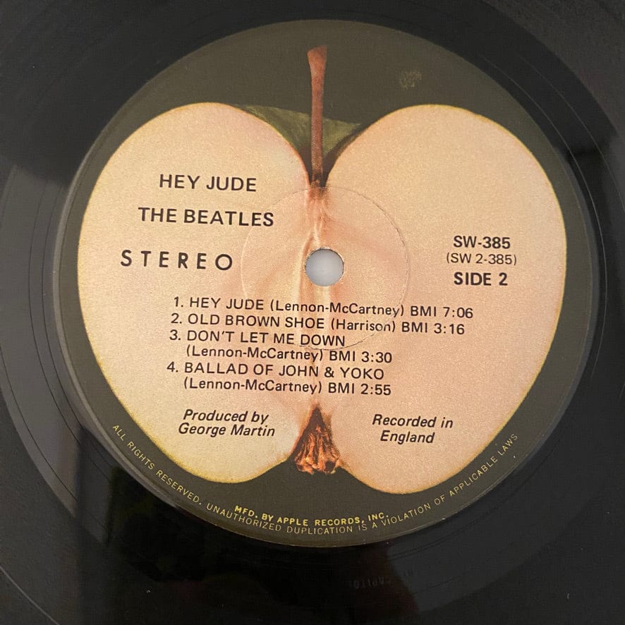 Beatles – Hey Jude LP USED VG++/VG++ 1975 US Pressing - Image 4