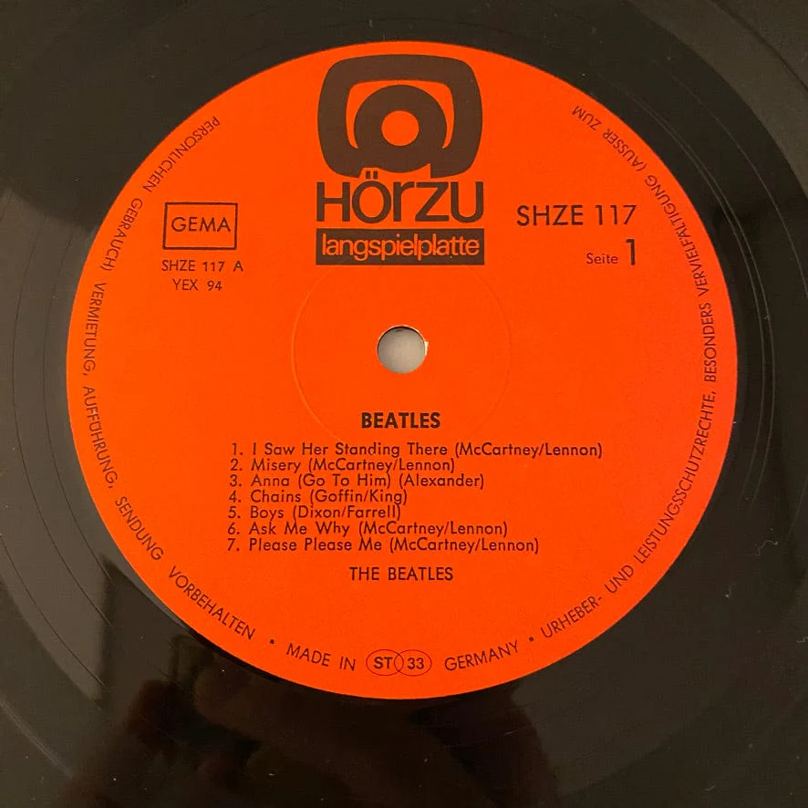 Beatles – Please Please Me Und Andere Knüller LP USED NM/VG 1973 German Pressing - Image 3
