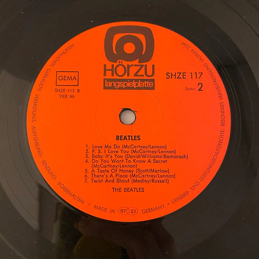 Beatles – Please Please Me Und Andere Knüller LP USED NM/VG 1973 German Pressing - Image 4