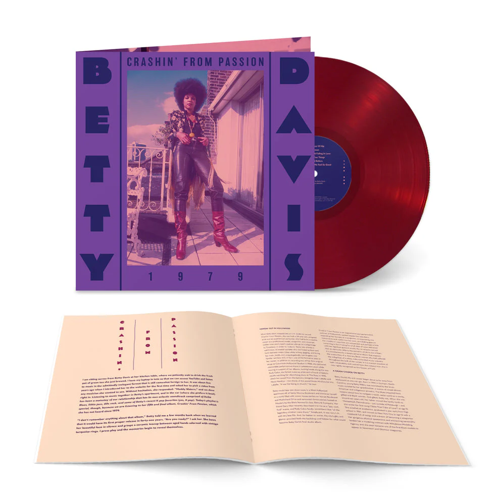 Betty Davis - Crashin' From Passion LP NEW RED VINYL