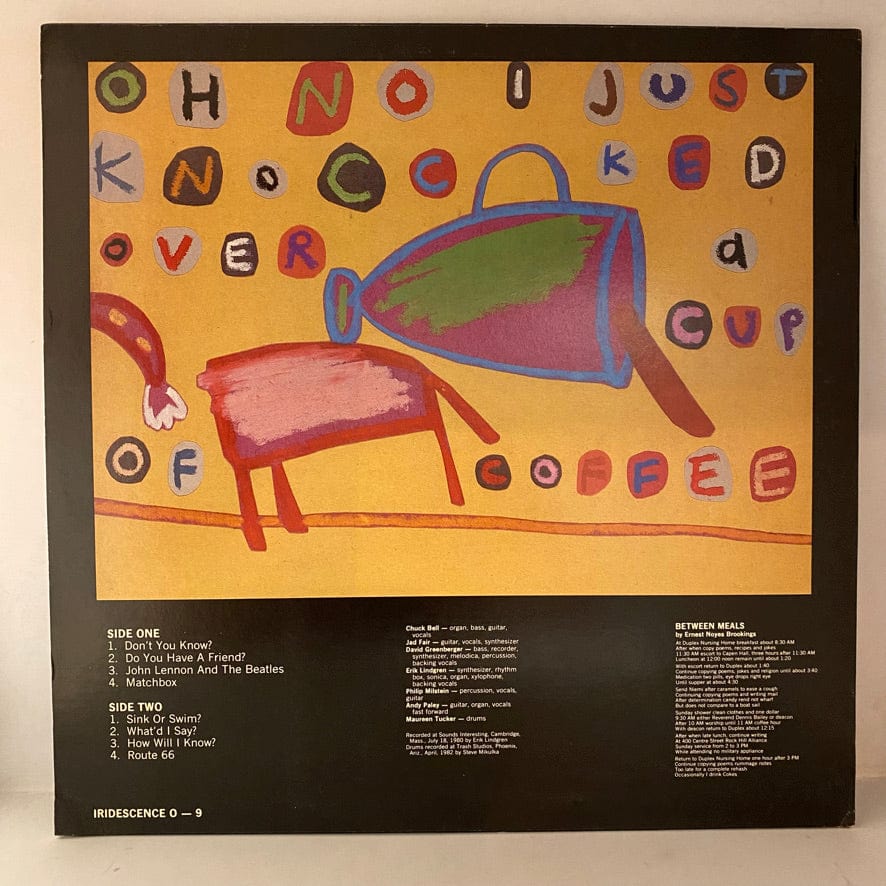 Between Meals – Oh No I Just Knocked Over A Cup Of Coffee LP USED NM/VG++ Jad Fair - Image 2