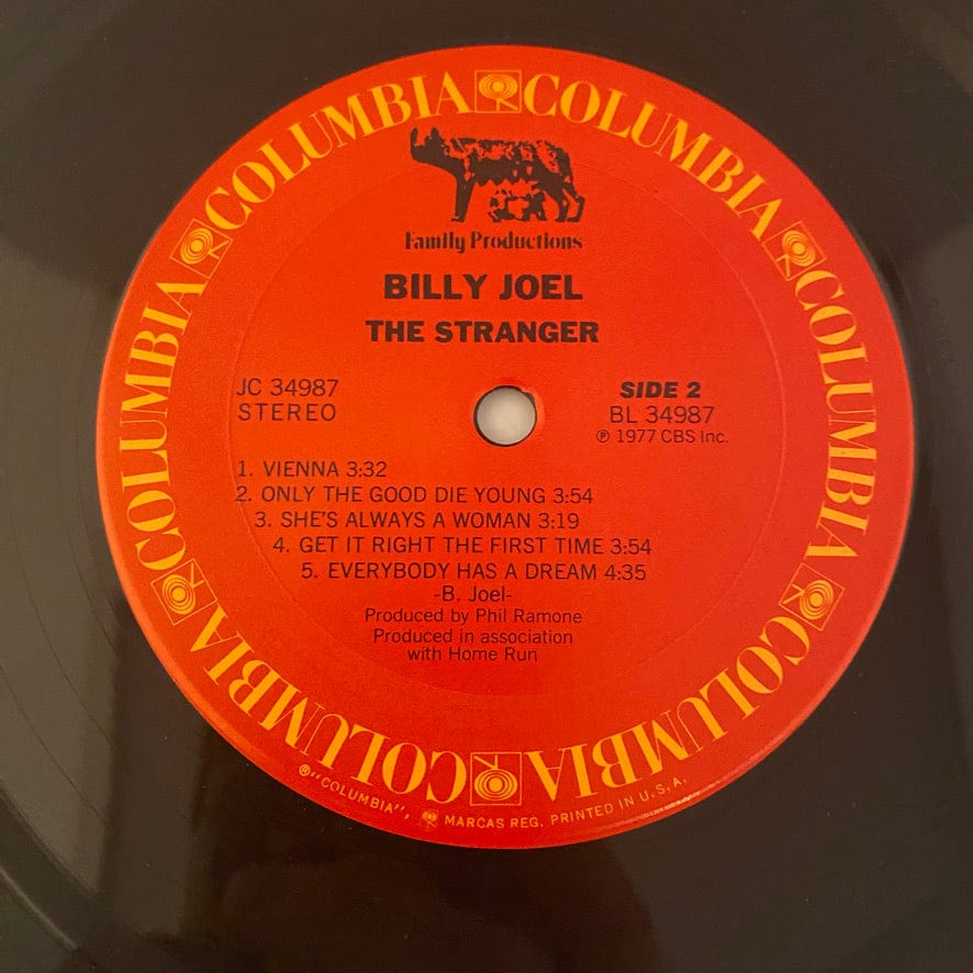 Billy Joel – The Stranger LP USED NM/VG+ 1977 Pressing - Image 4