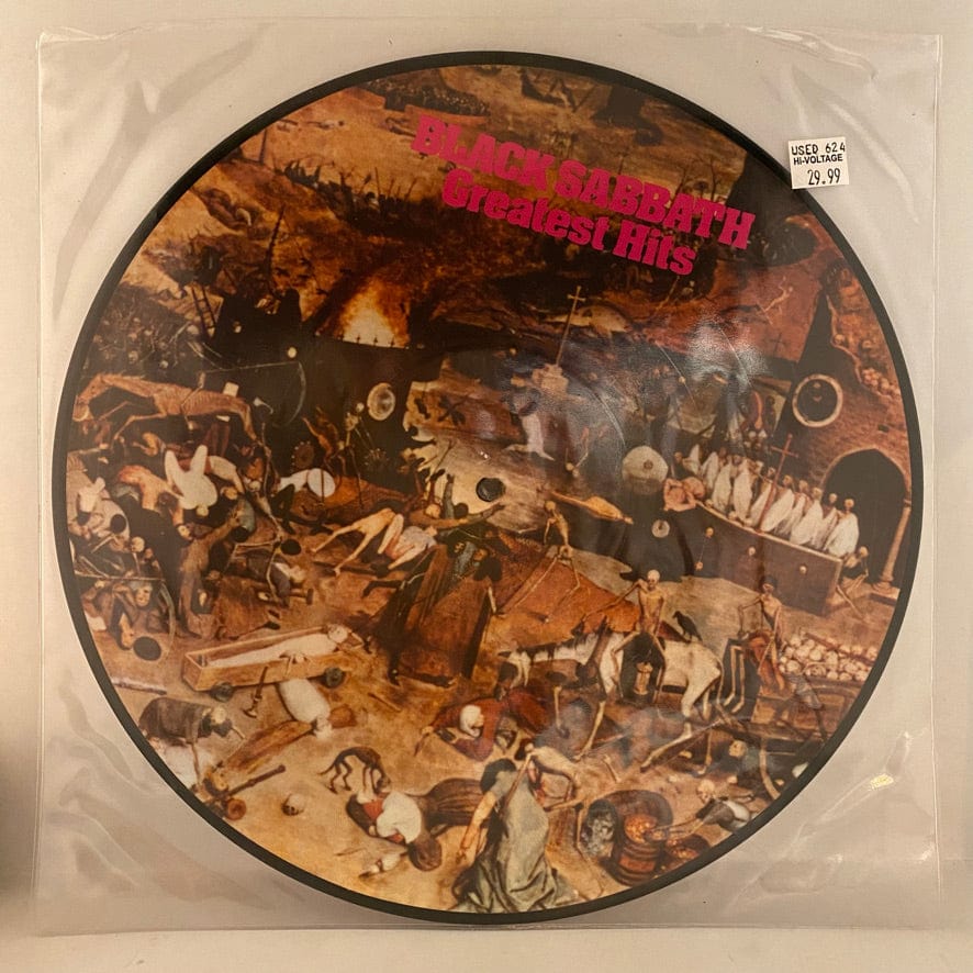 Black Sabbath – Greatest Hits LP USED NM/VG+ Picture Disc