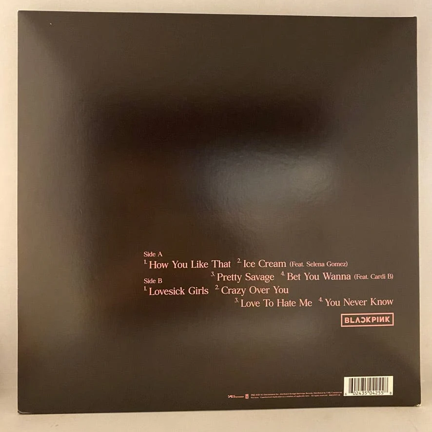 Blackpink – The Album LP USED NM/VG++ Pink Vinyl - Image 2