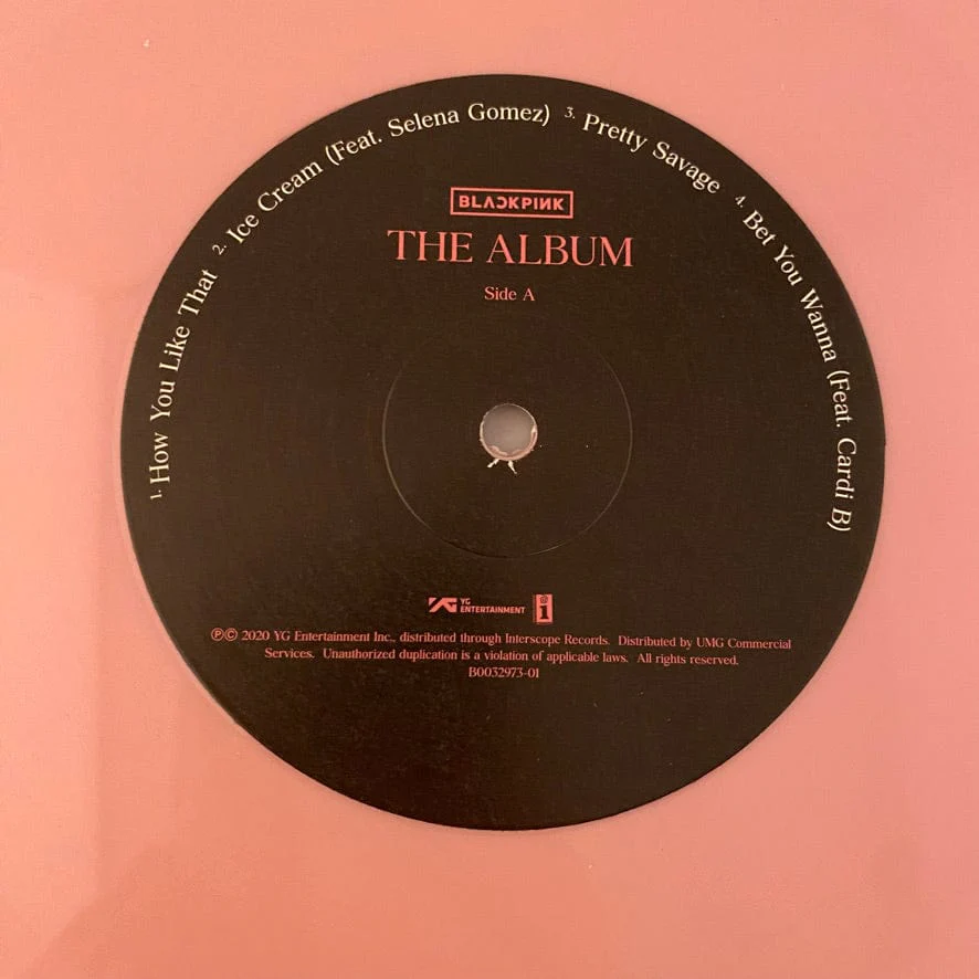 Blackpink – The Album LP USED NM/VG++ Pink Vinyl - Image 3