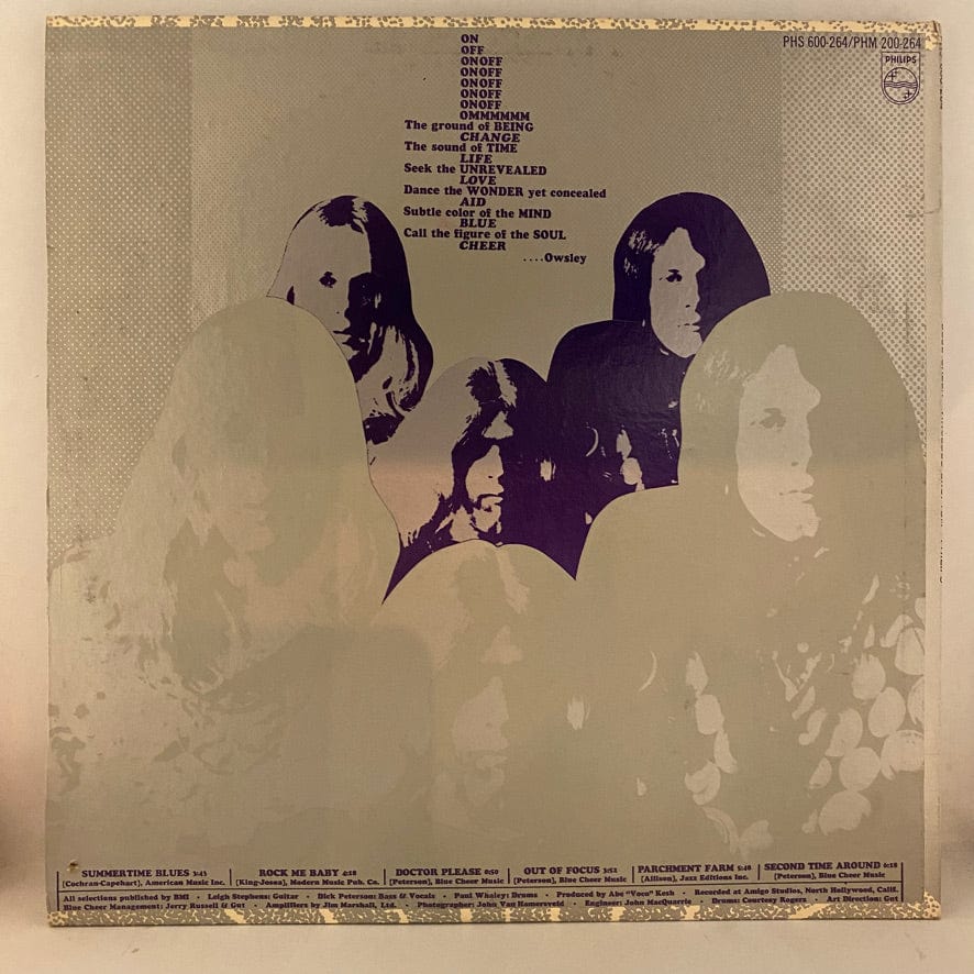 Blue Cheer – Vincebus Eruptum LP USED VG+/VG 1968 Pressing - Image 2