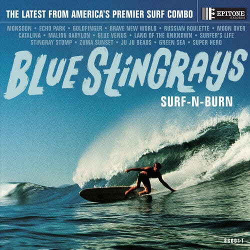 Blue Stingrays - Surf-N-Burn LP NEW BLUE VINYL MIKE CAMPBELL