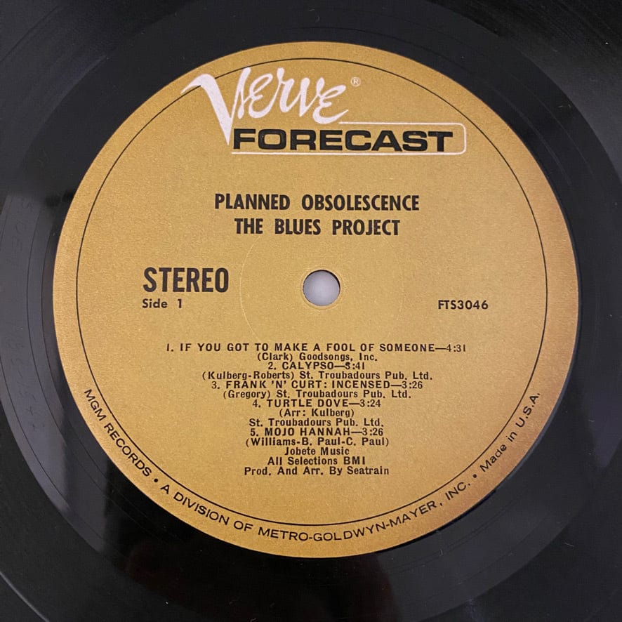 Blues Project – Planned Obsolescence LP USED NM/VG+ 1968 Pressing - Image 4