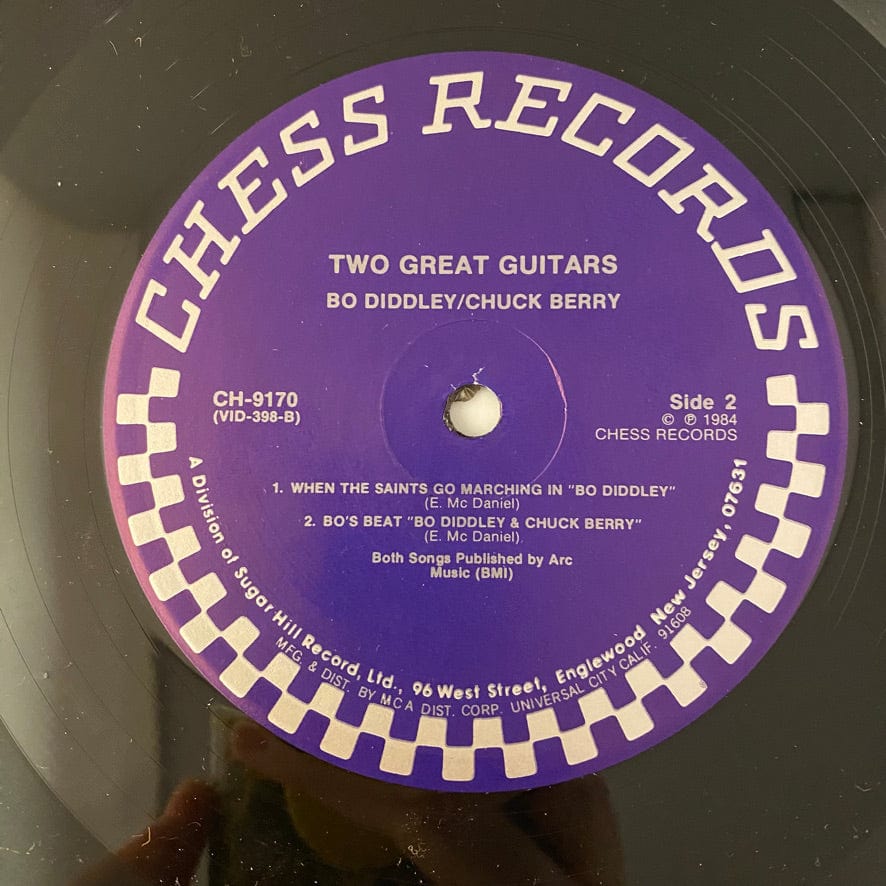 Bo Diddley / Chuck Berry – Two Great Guitars LP USED VG++/NM - Image 4