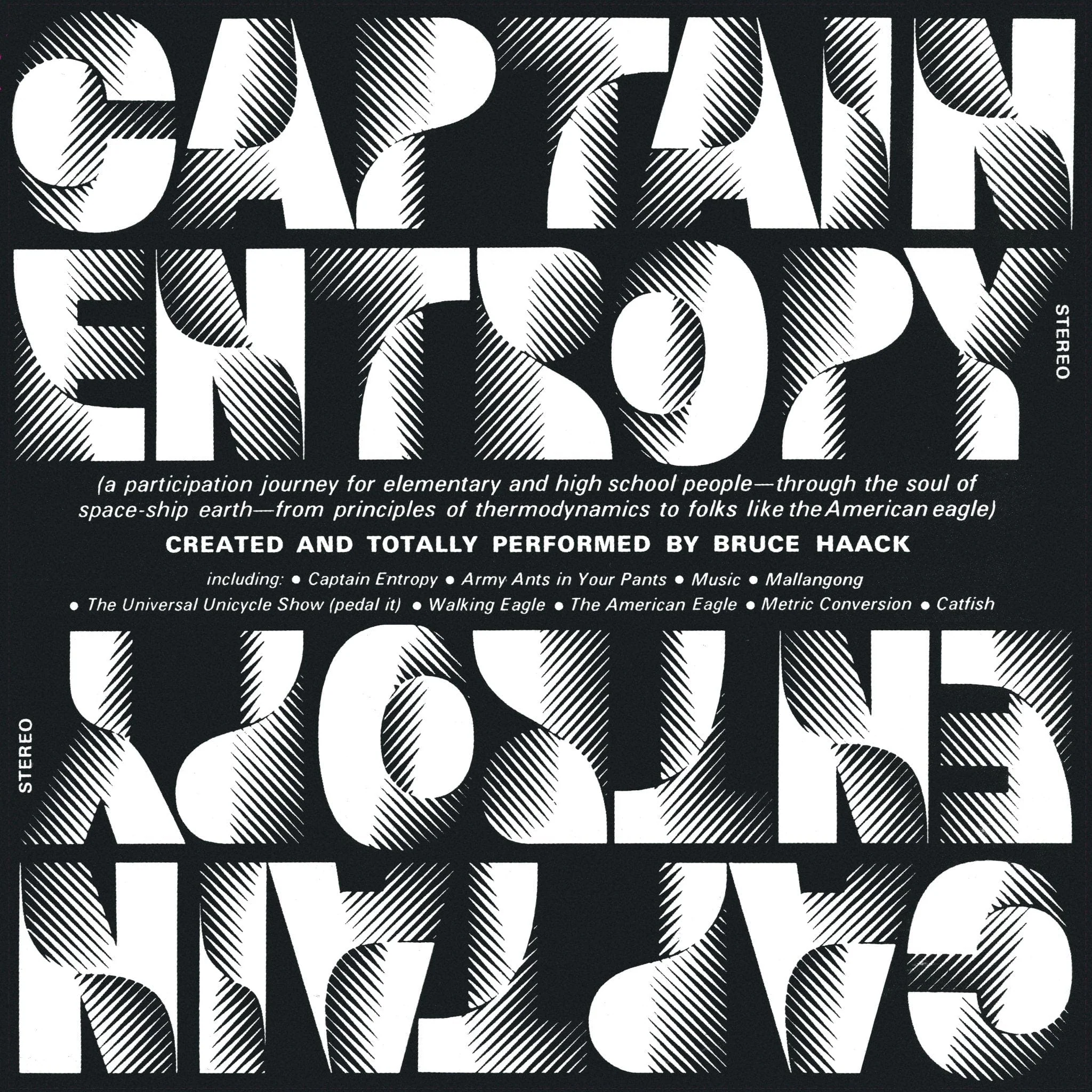Bruce Haack - Captain Entropy LP NEW CLEAR VINYL