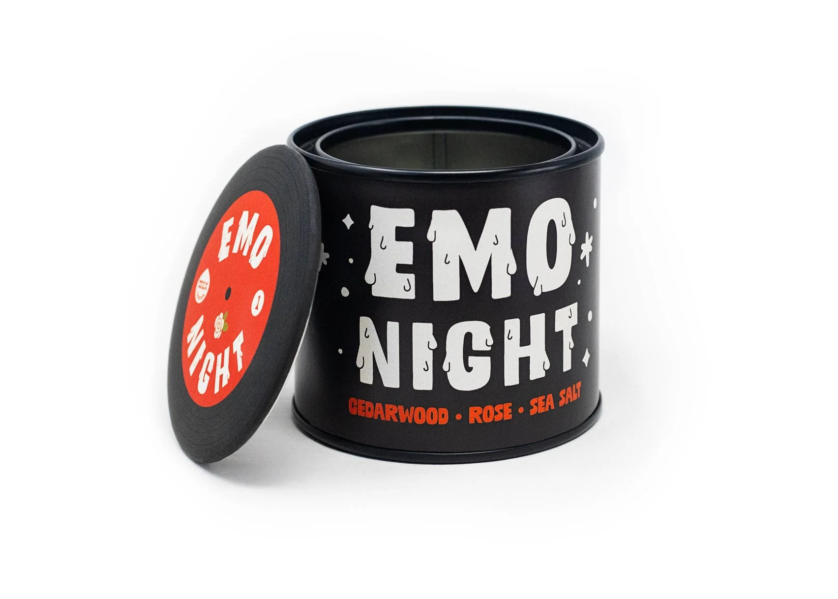 Candle - Emo Night Soy Candle with Playlist & Vinyl Magnet - Image 4