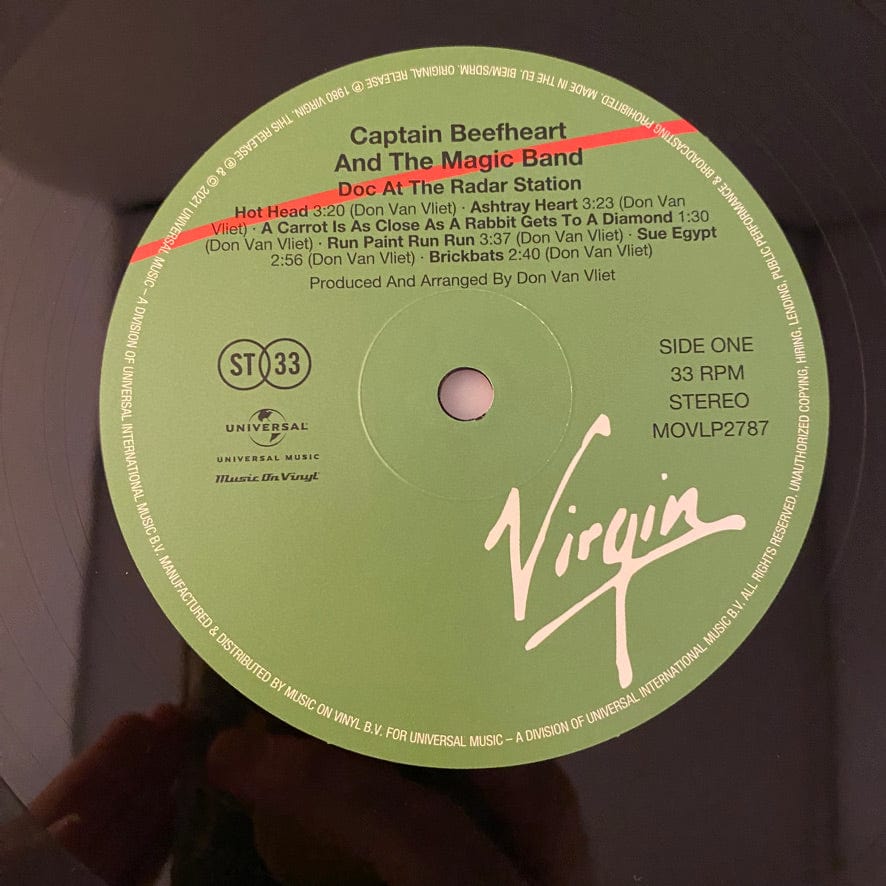 Captain Beefheart And The Magic Band – Doc At The Radar Station LP USED NM/VG++ 2021 180 Gram Pressing - Image 3