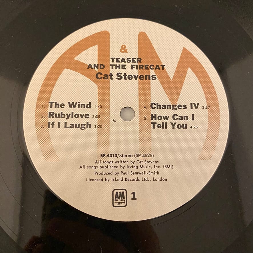 Cat Stevens – Teaser And The Firecat LP USED VG++/VG+ 1971 Pressing - Image 3
