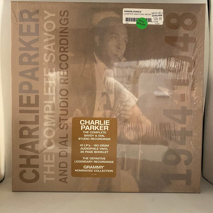 Charlie Parker – The Complete Savoy And Dial Studio Recordings 1944-1948 10LP Box Set USED NOS STILL SEALED 180 Gram