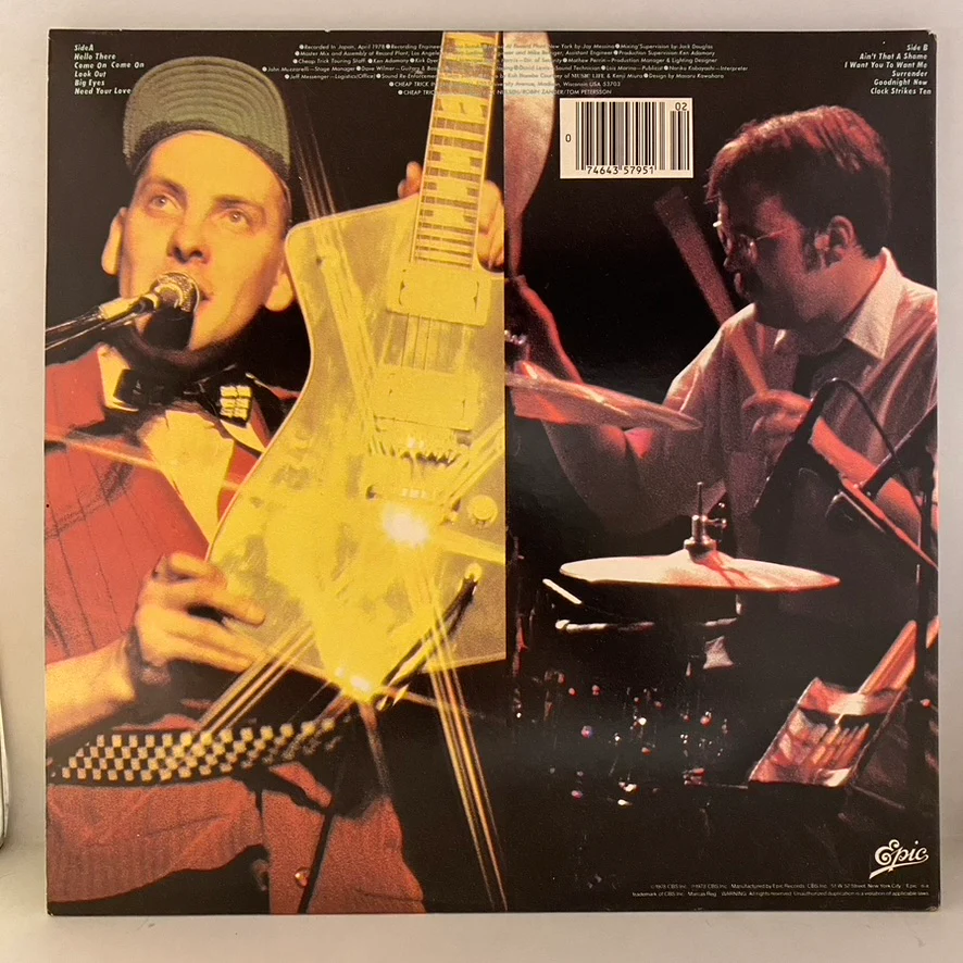 Cheap Trick – Cheap Trick At Budokan LP USED NM/VG++ - Image 2