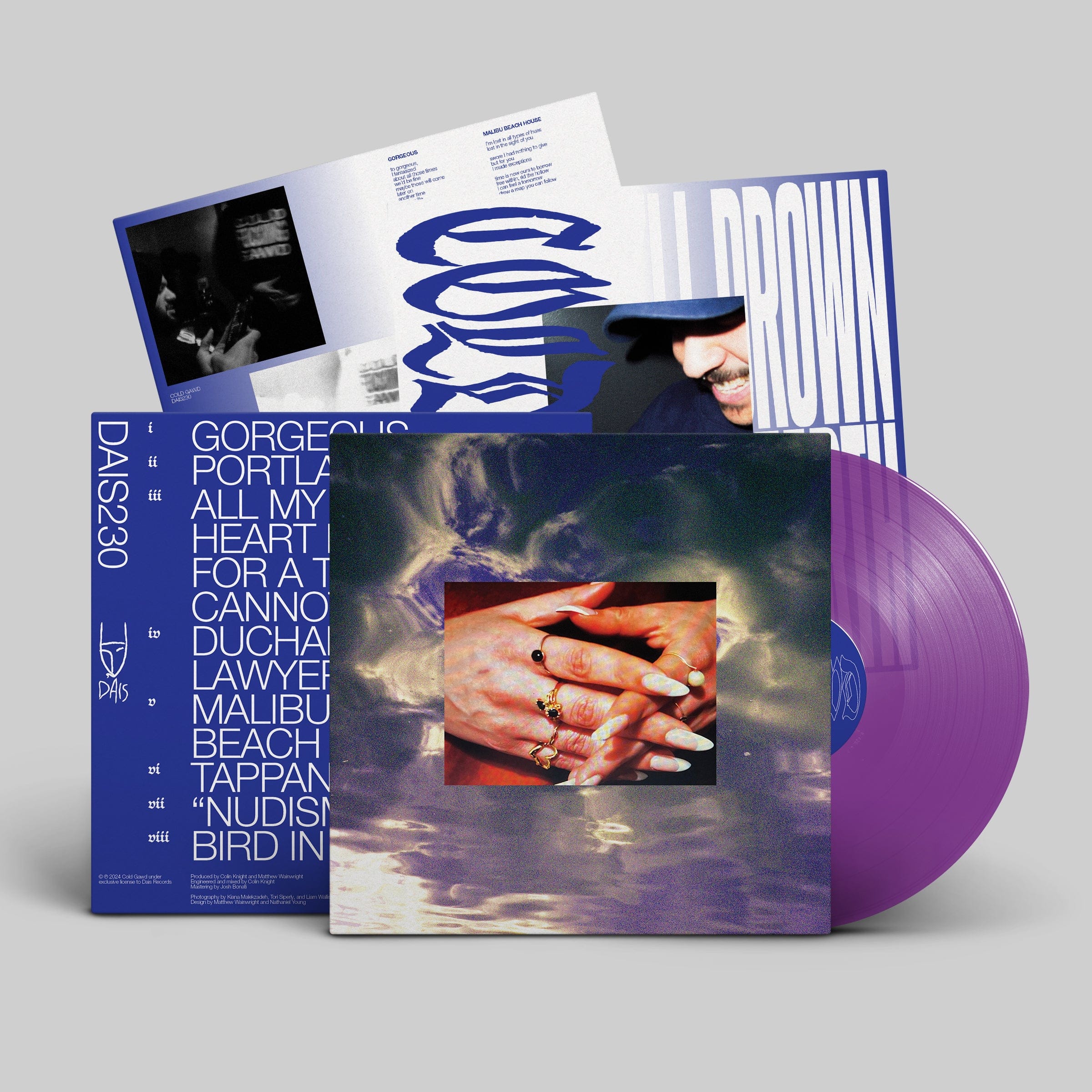 Cold Gawd - I'll Drown On This Earth LP NEW CLEAR PURPLE
