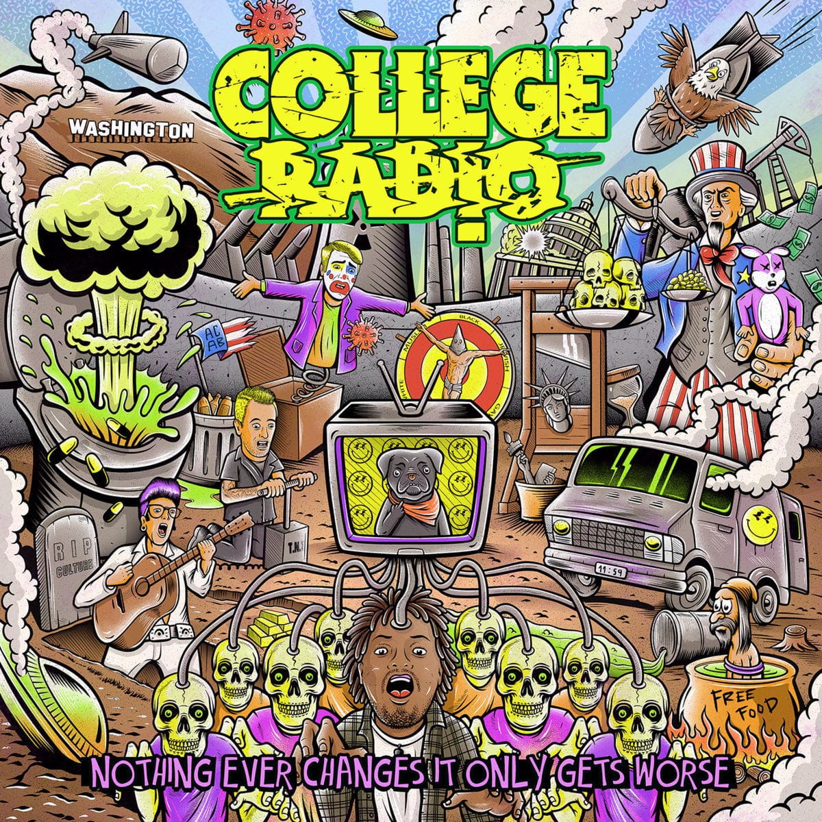 College Radio - Nothing Ever Changes It Only Gets Worse LP NEW