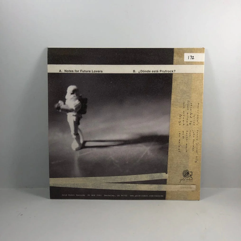 Bonnie 'Prince' Billy - Notes for Future Lovers 7" NM/NM Numbered COLOR VINYL USED V2 - Image 2