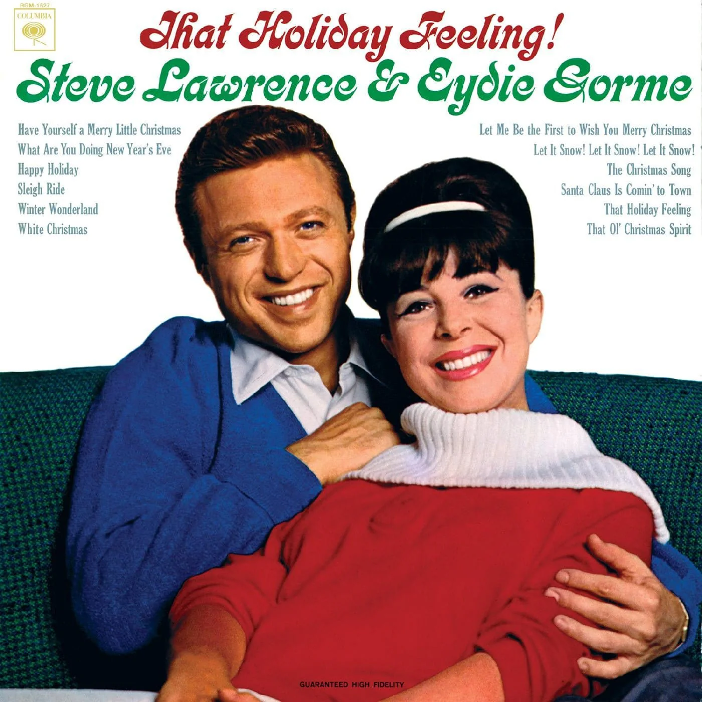 Steve Lawrence & Eydie Gorme - That Holiday Feeling! LP NEW Colored Vinyl