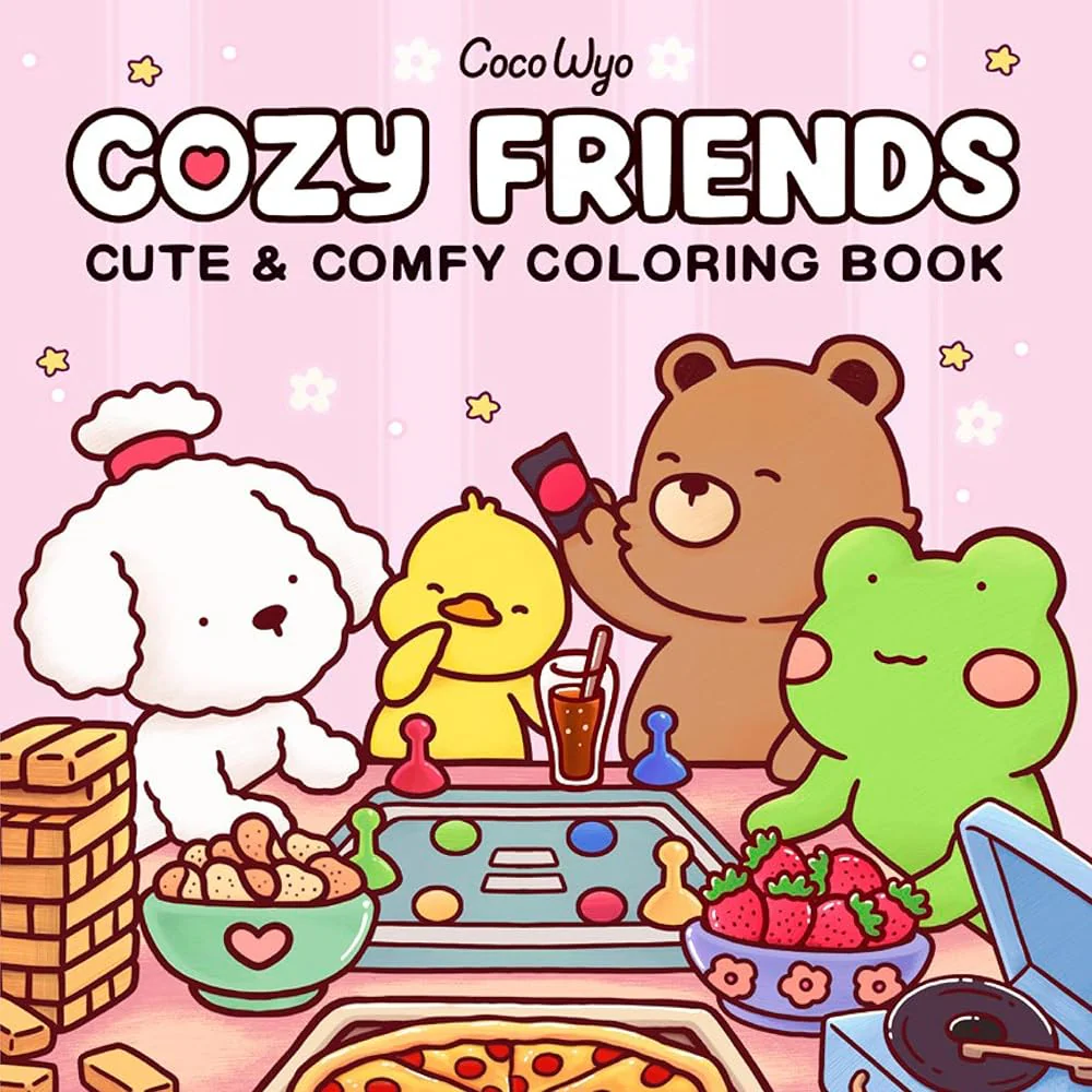 Cozy Friends: Coloring Book by Coco Wyo