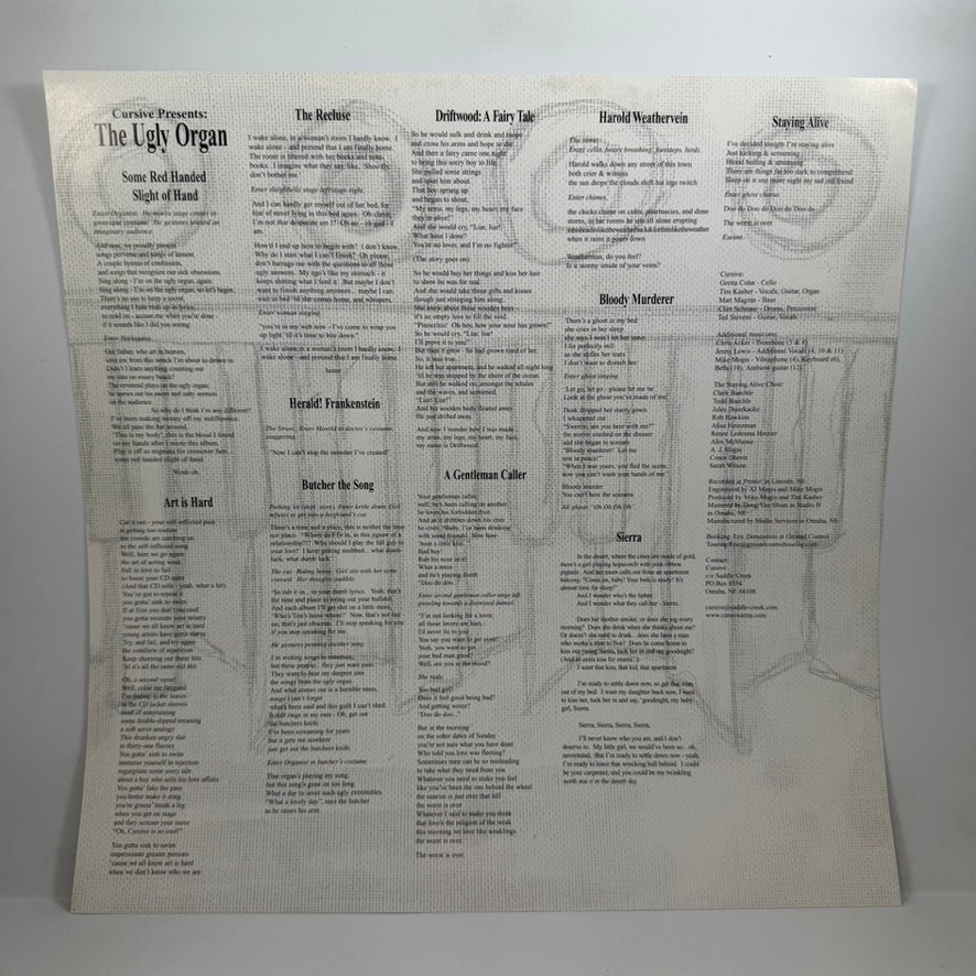 Cursive – The Ugly Organ LP USED Vinyl VG+/VG Original Pressing - Image 3