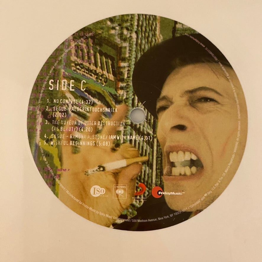 David Bowie – 1. Outside 2LP USED VG++/VG++ 2015 White Vinyl - Image 5