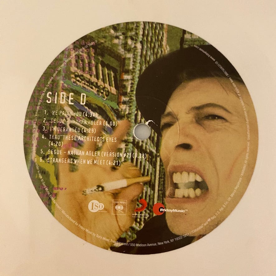 David Bowie – 1. Outside 2LP USED VG++/VG++ 2015 White Vinyl - Image 6