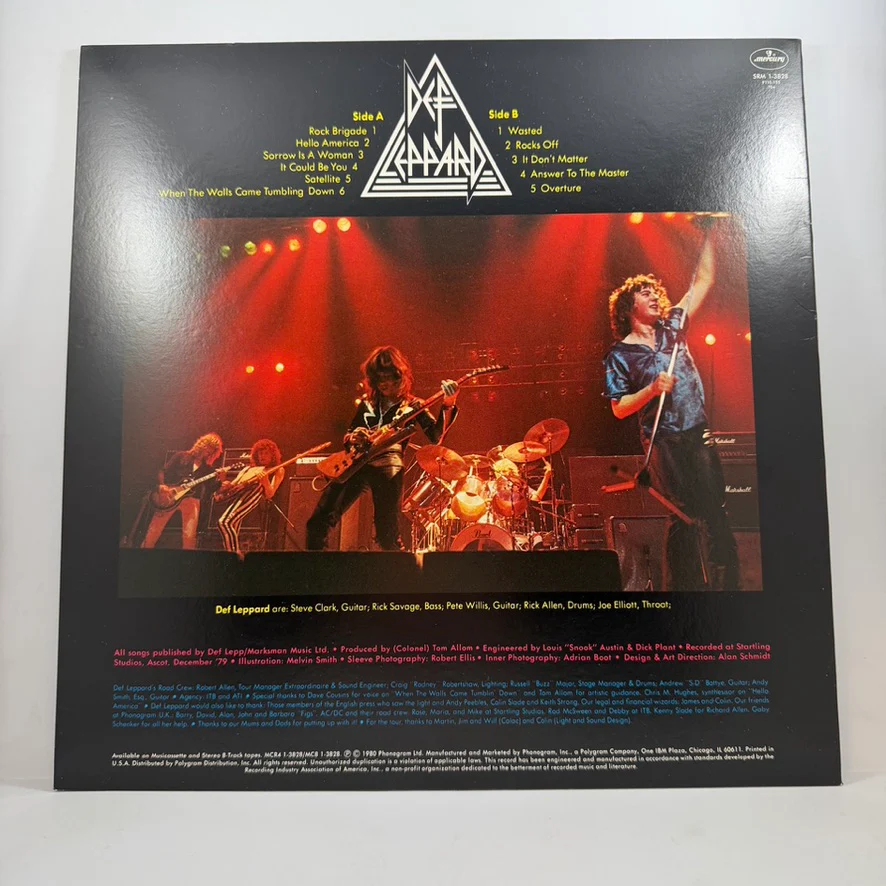 Def Leppard – On Through The Night LP USED Vinyl VG++/VG++ - Image 2