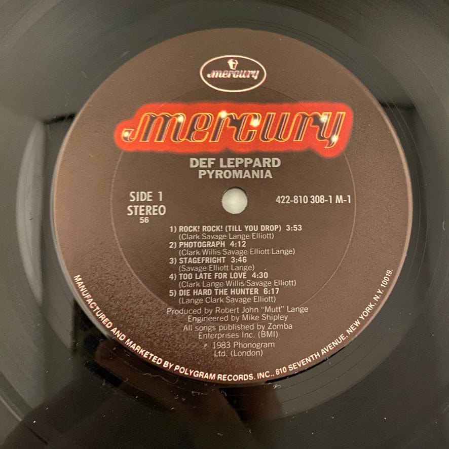 Def Leppard – Pyromania LP USED VG++/VG++ 1983 Pressing - Image 3