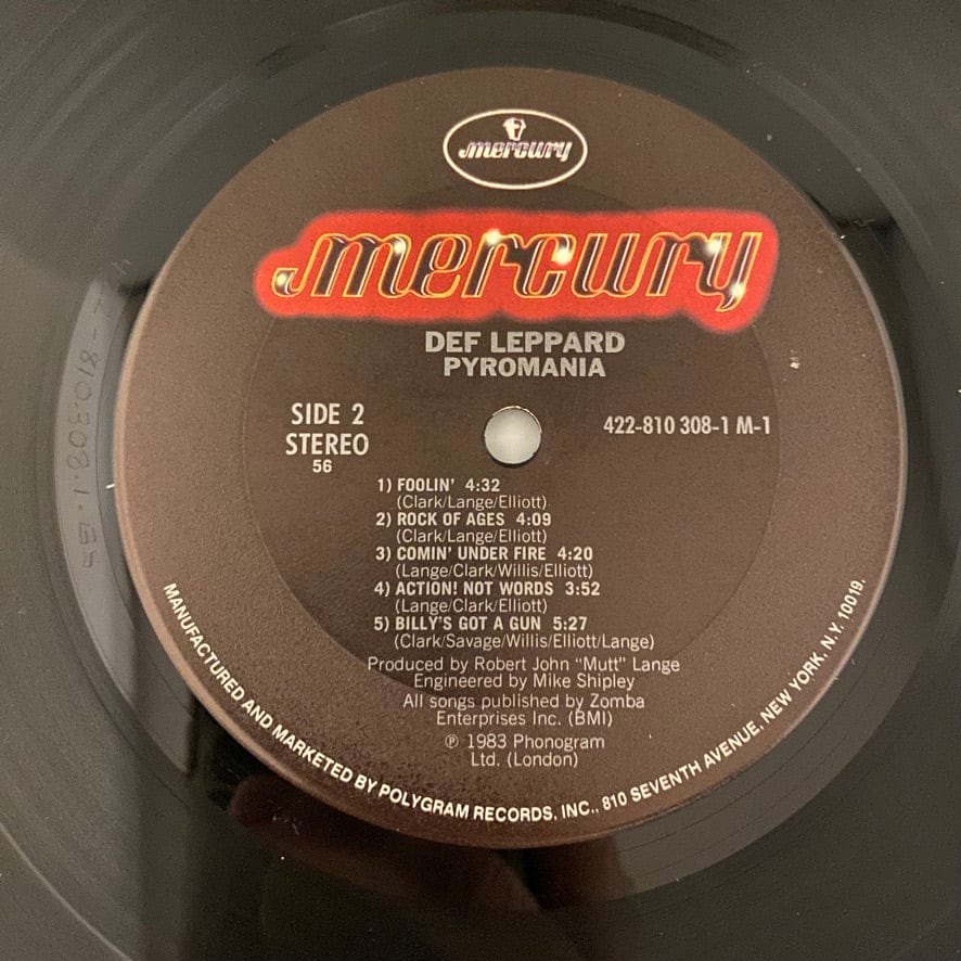 Def Leppard – Pyromania LP USED VG++/VG++ 1983 Pressing - Image 4