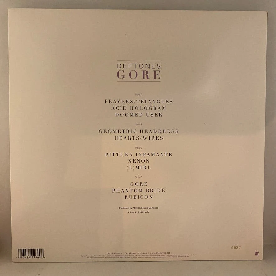 Deftones – Gore 2LP USED NM/VG++ 180 Gram Gold-Foil Numbered - Image 2