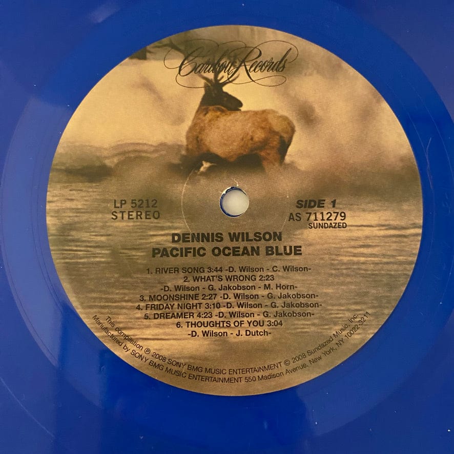 Dennis Wilson – Pacific Ocean Blue 3LP USED VG++/VG+ Blue Vinyl - Image 5