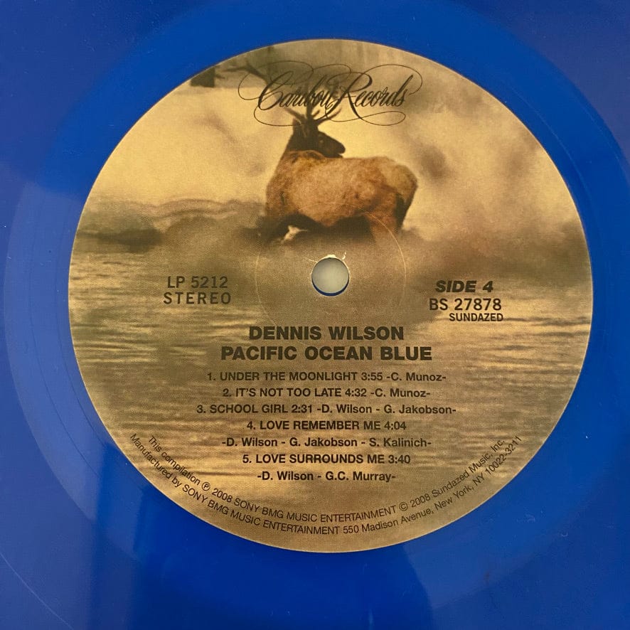 Dennis Wilson – Pacific Ocean Blue 3LP USED VG++/VG+ Blue Vinyl - Image 8