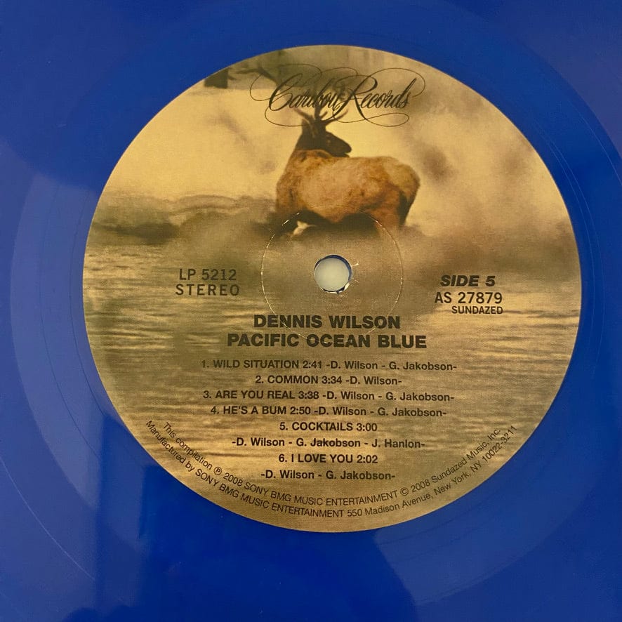 Dennis Wilson – Pacific Ocean Blue 3LP USED VG++/VG+ Blue Vinyl - Image 9