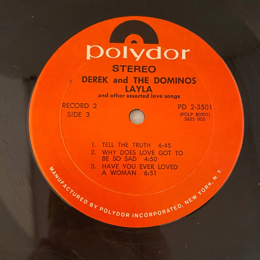 Derek & The Dominos – Layla And Other Assorted Love Songs 2LP USED VG++/VG+ 1974 Pressing - Image 6