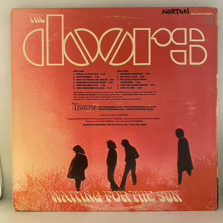 Doors – Waiting For The Sun LP USED VG+/VG+ 1968 Pressing Unipak Sleeve - Image 2